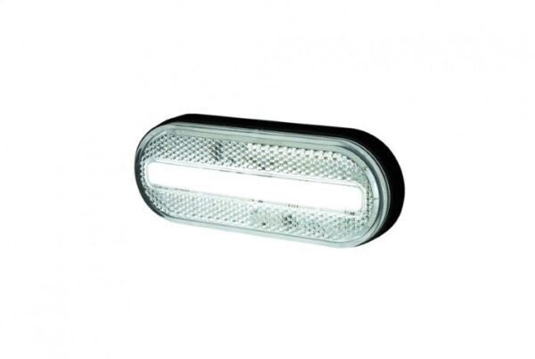 LED markeringslicht wit | 12-24v | 50cm. kabel | MV-5000W-2
