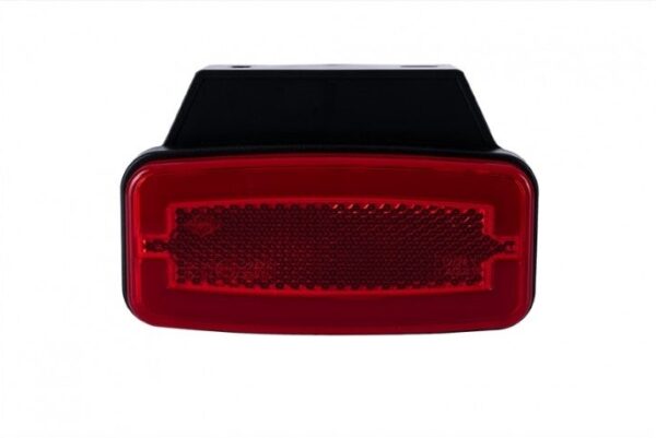 LED markeringslicht rood met beugel | 12-24v | 50cm. kabel | MV-4950R-3