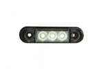 LED markeringslicht wit| 12-24v | 50cm. kabel | MV-4300W-5