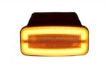 LED markeringslicht amber met beugel | 12-24v | 50cm. kabel | MV-4950A-4