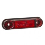 LED markeringslicht Rood | 12-24v | 50cm. kabel | MV-4300R
