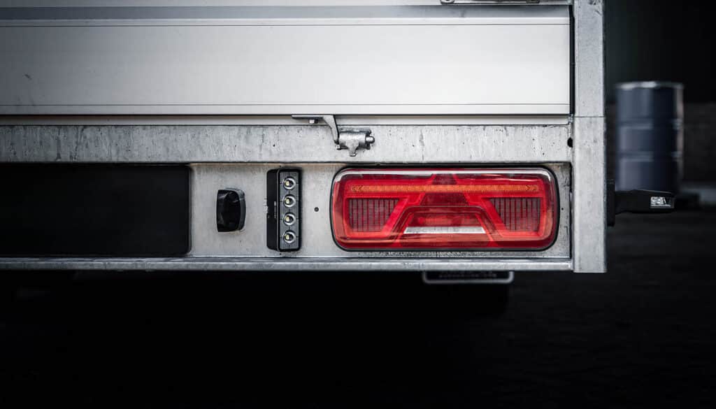 Extra achteruitrij werklamp