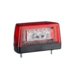LED kentekenverlichting met rode markering 12-24v 0