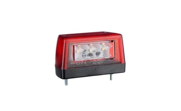 LED kentekenverlichting met rode markering 12-24v 0