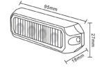 LED flitser 4 LED | amber | 12-24v | S07F4001.1--S07F4001.1-2