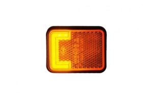 LED markeringslicht neon amber met beugel | 12-24v | 50cm. kabel | MV-3500A-LD 2743-MV-3500A-4