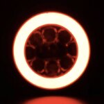 LED achterlicht zonder kentekenlicht | 12-36v | 5-PIN | V10C3-800B5-FT-110 LED BAJONET-V10C3-800B5-4