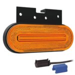 LED markeringslicht amber | 12-24v | 0