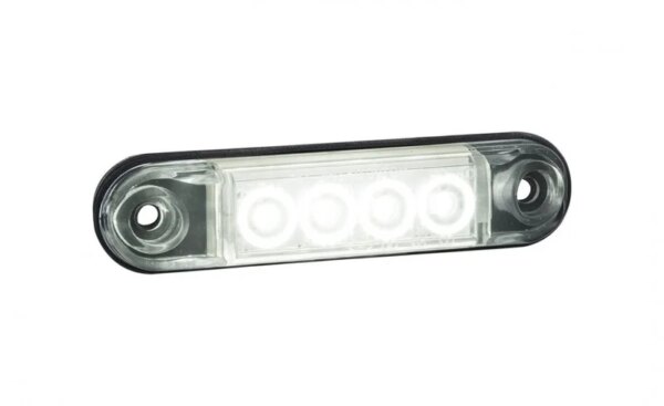 LED markeringslicht amber met beugel | 12-24v | 50cm. kabel | MV-4400W-LD 2327-MV-4400W