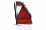 Rechts | LED achterlicht driehoek | 12v | 6-functie | 1m. kabel | VC-3302-FT-277 P LED-VC-3302