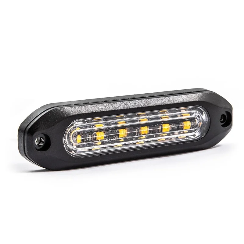 LED R65 flitser amber | 12-24v | 2m. kabel | SF-6500A--SF-6500A