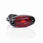 LED markeringslicht rood | 12-24v | 50cm. kabel | MV-5400R-FT-025 C LED-MV-5400R