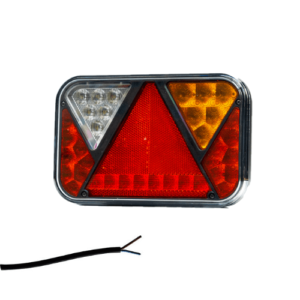 Rechts | LED achterlicht met achteruitrijlicht & kentekenverlichting | 12v | 100cm. kabel | VC-2732-FT-270 P TB LED COF-VC-2732