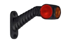 Rechts | LED breedtelamp rood-wit-amber | 12-24v | 50cm. kabel | MB-4792RWA-LD 2030-MB-4792RWA