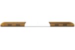 LED flitsbalk amber | 12 serie | ECE-R65 amber | transparant wit midden | 1828mm | 12-30994-E-12-30994-E-12-30994-E