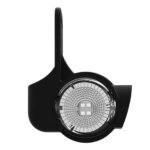 Rechts | LED breedtelamp met korte steel | 12-36v | 20cm. kabel | M10BV-802RWA-FT-140 W P LED-M10BV-802RWA-4