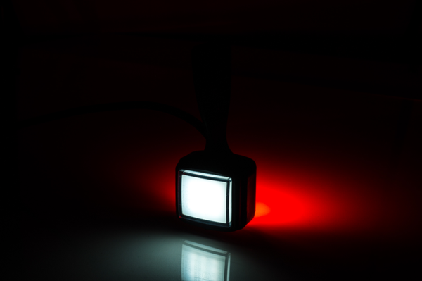 LED breedtelamp rechts rood-wit 12-24v 25cm kabel-LD 3115/P-MB-4902RW-5