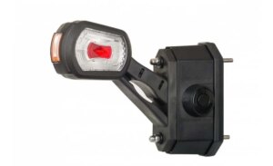 LED breedtelamp links met alarm rood-wit-amber 12-24v | MBA-2731RWA-LDCC 2724-MBA-2731RWA
