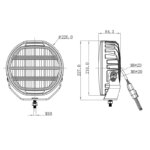 OZZ XR2 LED verstraler 9" | 88101-88101-88101-4