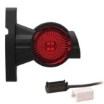 Rechts | LED breedtelamp | korte steel | 12-36v | 1