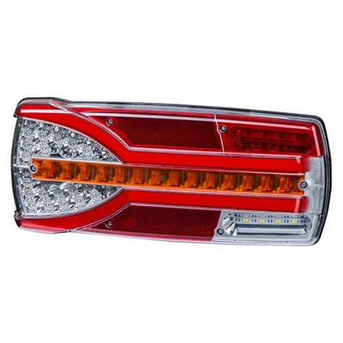 Links | LED achterlicht dynamisch knipperlicht | 12-24v | 150cm. kabel | V14C7-901-LZD 2300-V14C7-901