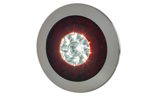 Inbouw LED mistlicht met achteruitrijlicht | 120mm. | 12-24v | 1