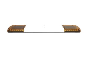 LED flitsbalk amber | 12 serie | ECE-R65 amber | transparant wit midden | 1219mm | 12-30990-E-12-30990-E-12-30990-E