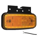 LED markeringslicht amber | 12-24v | 50cm. kabel | MV-1250A-FT-075 Z+K LED-MV-1250A