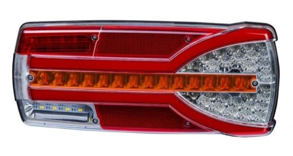 Rechts | LED achterlicht dynamisch knipperlicht | 12-24v | 7-PIN AMP connector | V14C7-902B7-LZD 2303-V14C7-902B7-5