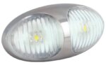 LED markeringslicht wit | 12-24v | 10cm. kabel | 37CWM2P-37CWM2P-37CWM2P