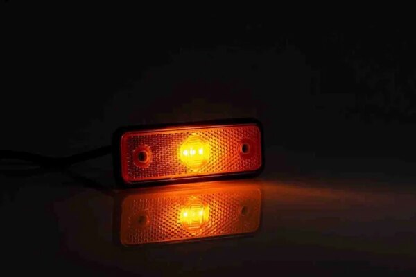 LED markeringslicht | amber | 12-24v | 50cm. kabel | MV-2950A-FT-004 Z+K LED-MV-2950A-2