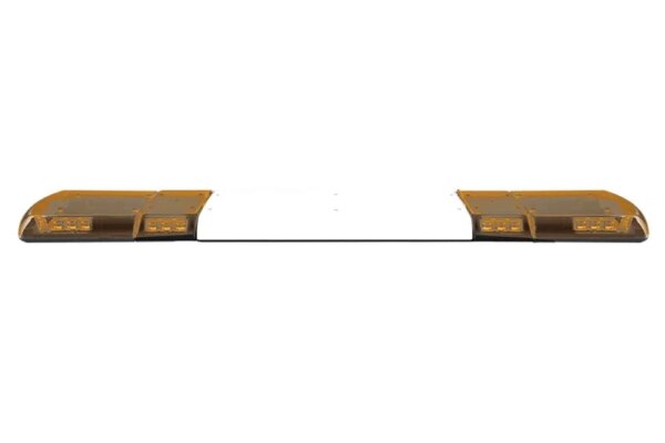 LED flitsbalk amber | 12 serie | ECE-R65 amber | transparant wit midden | 1524mm | 12-30992-E-12-30992-E-12-30992-E