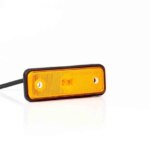LED markeringslicht amber | 12-24v | 50cm. kabel | 0