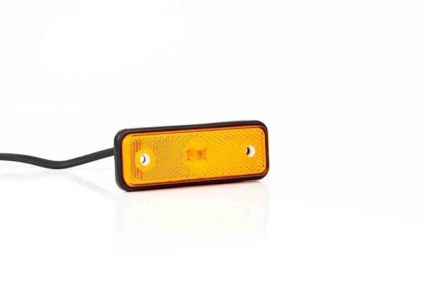 LED markeringslicht amber | 12-24v | 50cm. kabel | 0