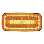 LED zij-markering met knipperlichtfunctie | 12-24v | 50cm. kabel | M10ZK-200A-FT-080 LED-M10ZK-200A