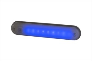 LED interieurlamp - touch - blauw - 12lm - 12-24v | BTS-1400B-LWD 2530-BTS-1400B