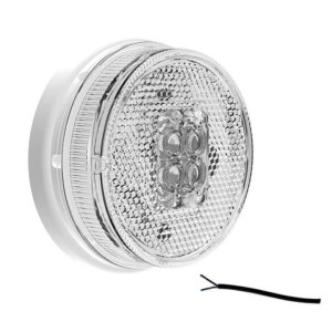 LED markeringslicht wit | 12-24v | 50cm. kabel | MV-1300W-FT-060 B LED-MV-1300W