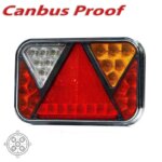 Rechts | LED achterlicht met geïntegreerde canbus-oplossing & achteruitrijlicht | 12v | 5-PIN | VC-2712B5CAN-FT-270 P NT LED O COF BAJONET 5PIN-VC-2712B5CAN