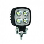LED werklamp | 12 watt | 1000 lumen | 12-24v | Floodbeam zwart | 8112BM-8112BM-8112BM