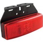LED markeringslicht rood | 12-24v | 20cm. kabel | 1491RM-1491RM-1491RM