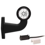 Links | LED breedtelamp met haakse steel | 12-24v | 1