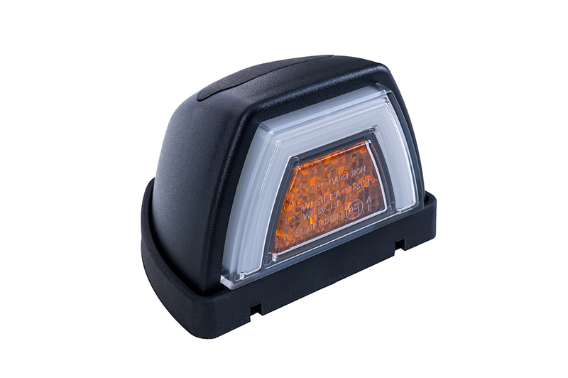LED toplamp neon wit incl. knipperlicht 12-24v