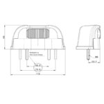 LED kentekenverlichting | 12-36v | volt 1