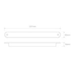 LED combinatielicht slimline zwarte lens | 12v | 40cm. kabel | 235BSTI12-235BSTI12-235BSTI12-3