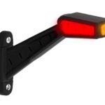 Rechts | LED breedtelamp | 12-36v | 30cm. kabel | rood-wit-amber | MB-1462RWA-FT-146 P LED-MB-1462RWA