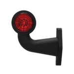 Links | LED breedtelamp met haakse steel | 12-36v | 20cm. kabel | M10BV-401RW-FT-009 D LED (NO SET ONLY LEFT VERSION)-M10BV-401RW-2