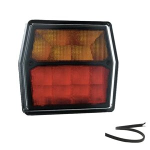 LED compact achterlicht | 12v | 100cm. kabel met kentekenverlichting | VC-2210-FT-222 LED T-VC-2210
