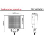 LED werklamp | 1800 lumen | 9-36v | 400cm. kabel | TRC303P4003--TRC303P4003-5