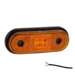 LED markeringslicht amber | 12-24v | 50cm. kabel | MV-1400A-FT-020 Z LED-MV-1400A