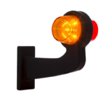 rechts | LED pendellamp | haakse steel | heldere lens | 12-24v | MB-1012RA-LD 2621-MB-1012RA